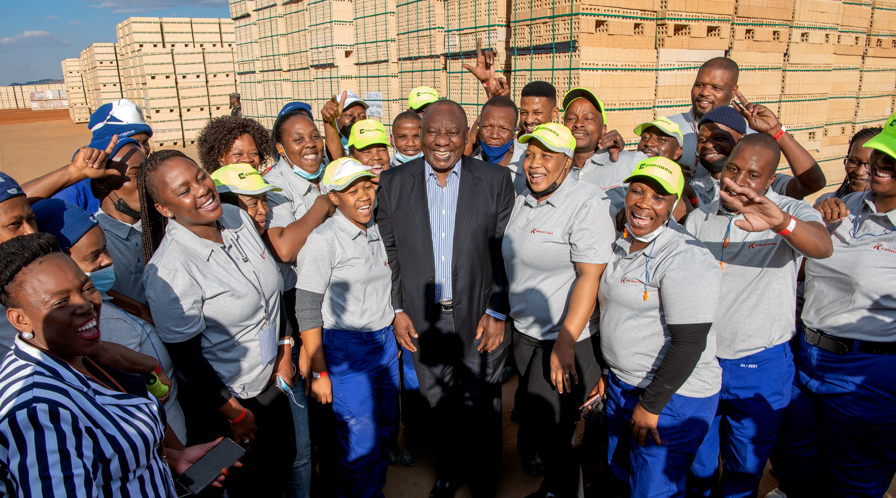 President Cyril Ramaphosa opens our Kwastina factory