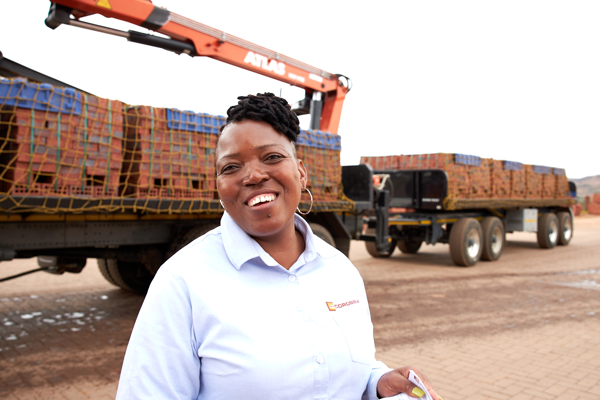 Rahab Mathobela Dispatch Manager - Corobrik's Lawley Factory
