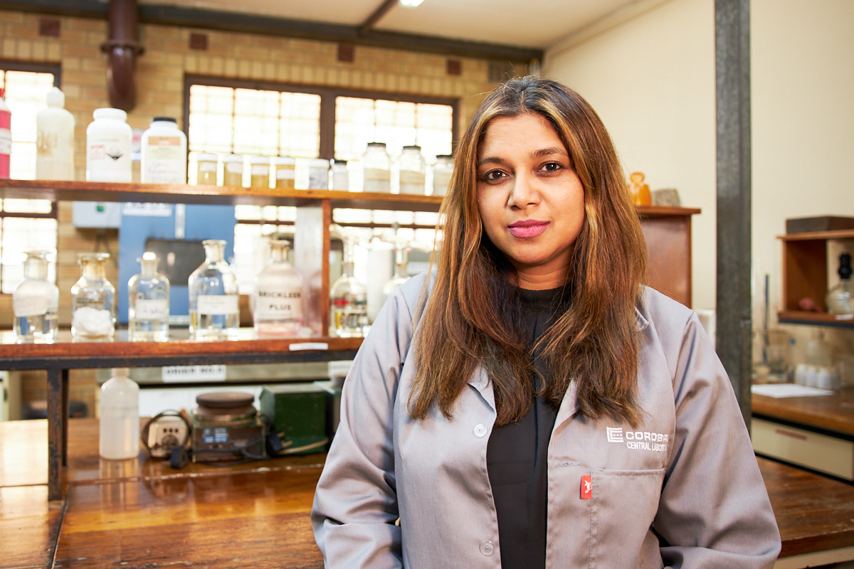 Charlene Premraj - Corobrik's Laboratory Manager
