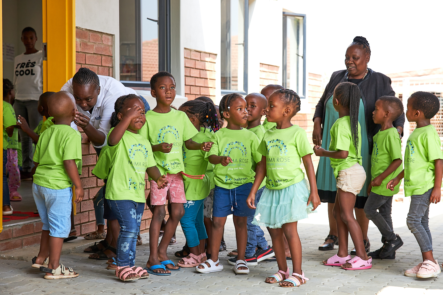 Corobrik donated face bricks for the Mama Rose Nursery School in conjunction with Hebron Mall
