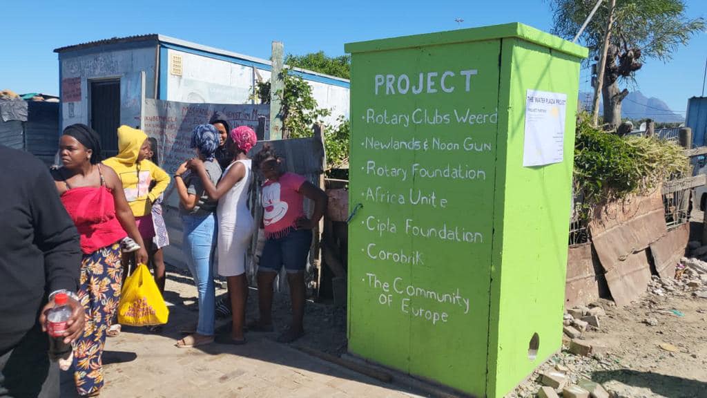 Corobrik donates pavers to the Europe Informal Settlement 