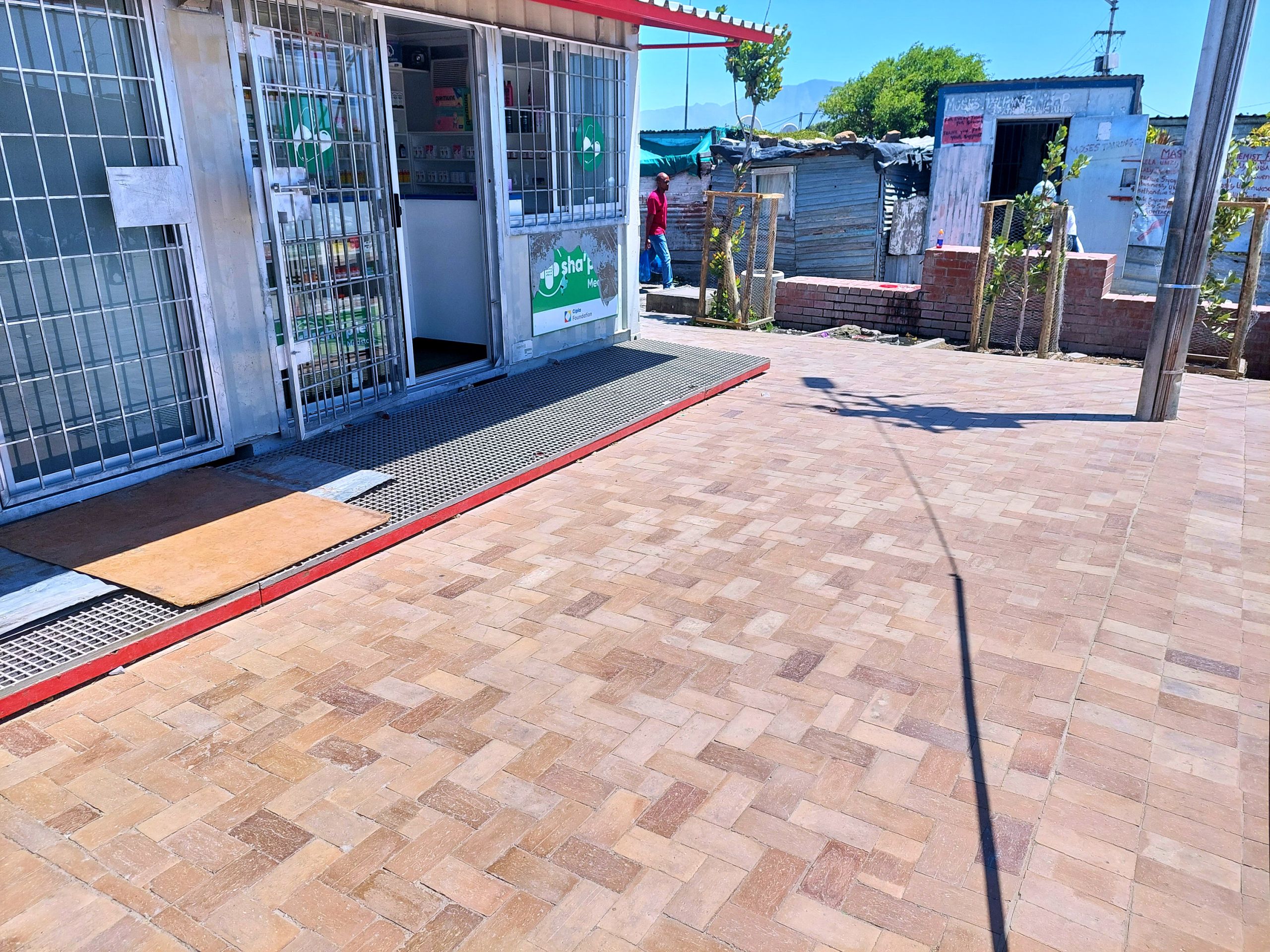 Corobrik donates pavers to the Europe Informal Settlement 