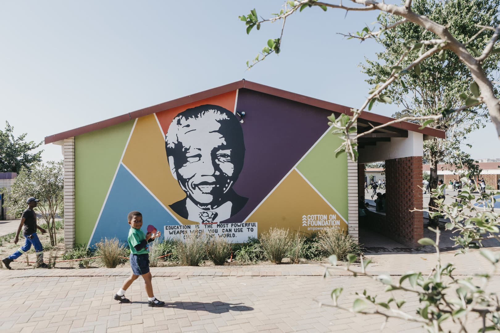 eThekwini Primary Nelson Mandela mural