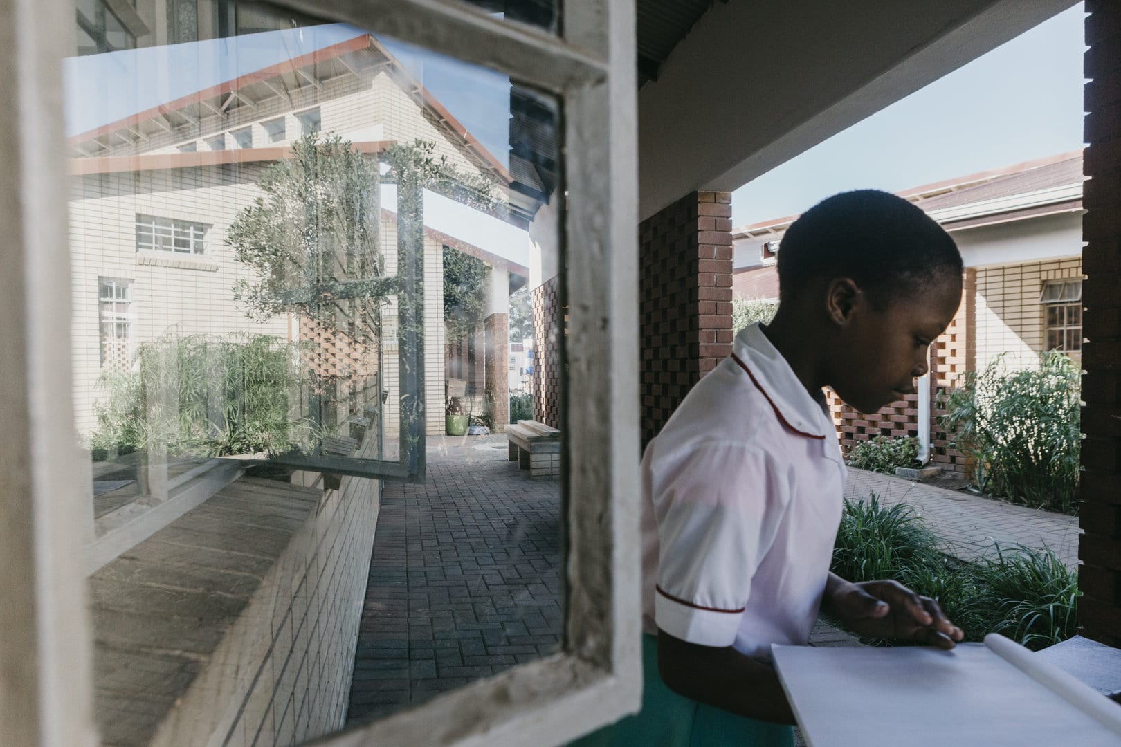 eThekwini Primary classroom and learner