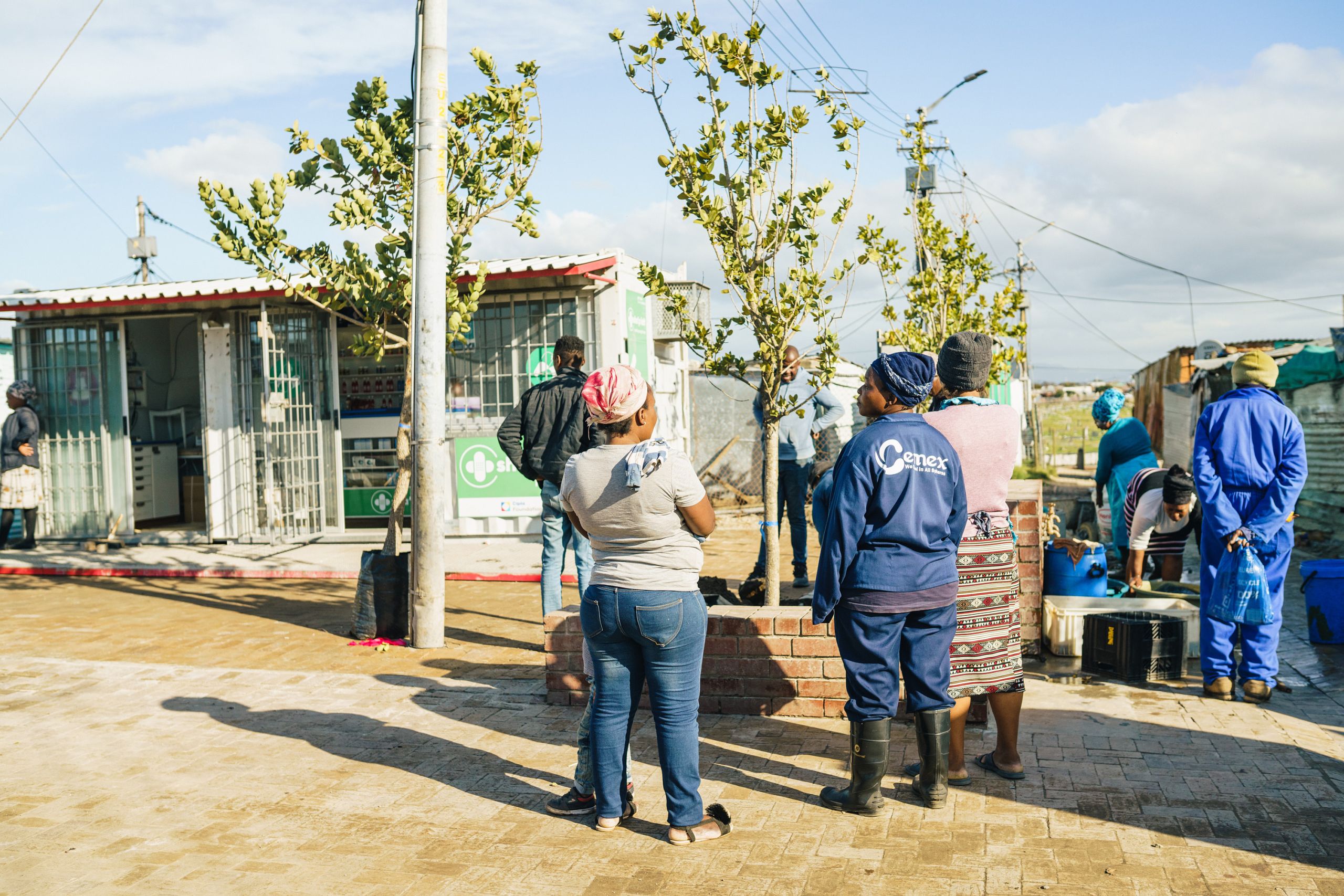Corobrik donates pavers to the Europe Informal Settlement 