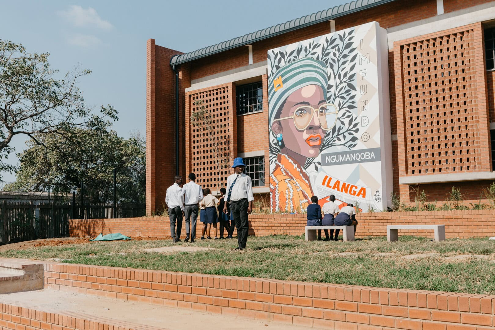 Face Brick & Paving JL Dube High School KZN