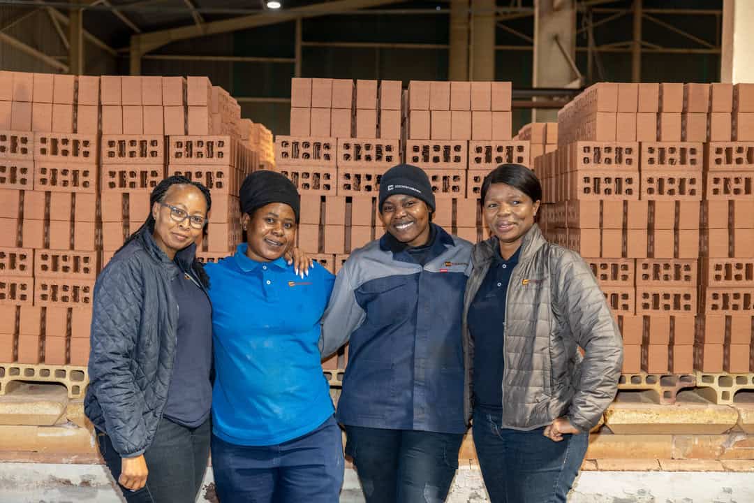The women of Rietvlei keep Corobrik’s quarries and factory running optimally