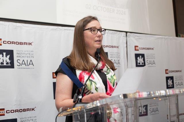 SAIA President Arch. Clair Mukusker